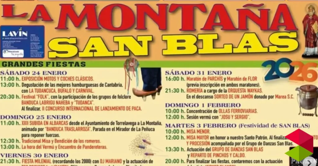 Programa San Blas en La Montaña 2026
