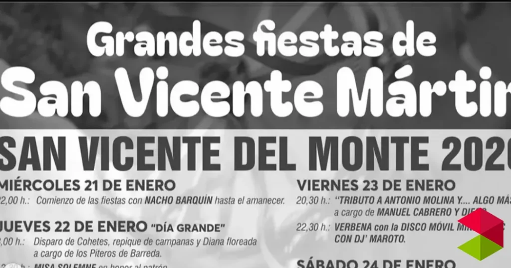 Programa San Vicente Mártir 2026 en San Vicente del Monte
