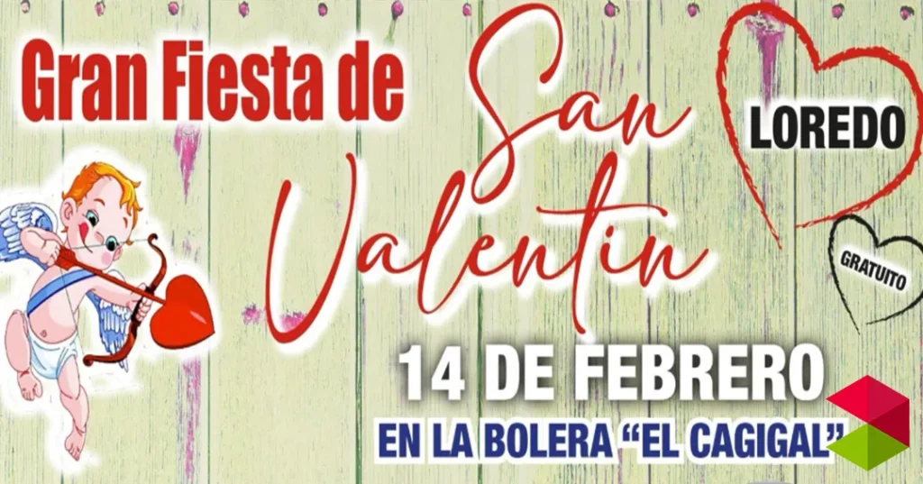 Programa fiesta San Valentín Loredo 2026