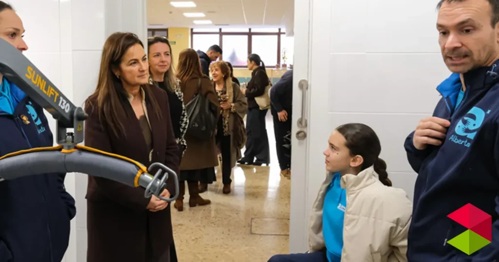 Noticias Santander El Gobierno habilita un aseo adaptado para personas dependientes y ostomizadas en el Centro Social de Mayores de Cañadío