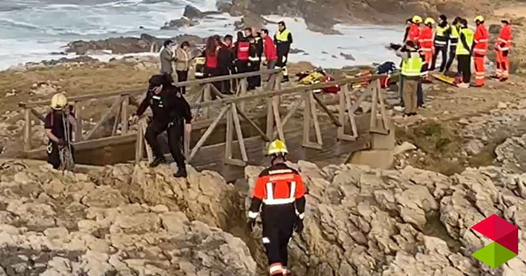 Cinco personas muertas y dos desaparecidos hoy en Santander