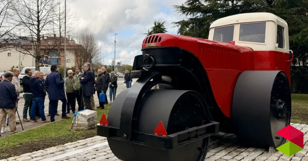 Noticias Astillero Astillero recupera una apisonadora histórica en la Avenida Chiclana