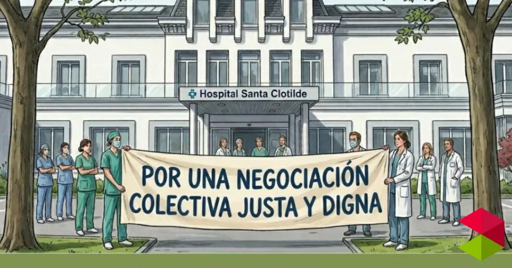 Noticias Santander La plantilla de Santa Clotilde se concentra mañana en el hospital por “una negociación colectiva justa y digna”