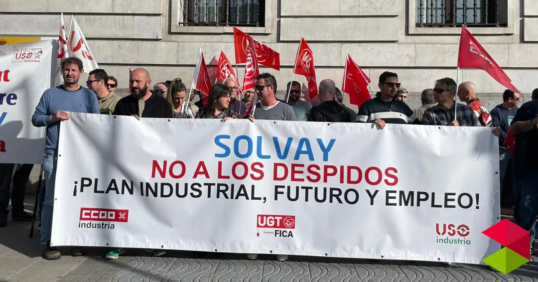 El comité de Solvay reclama apoyo institucional para minimizar el ERE en la fábrica de Torrelavega
