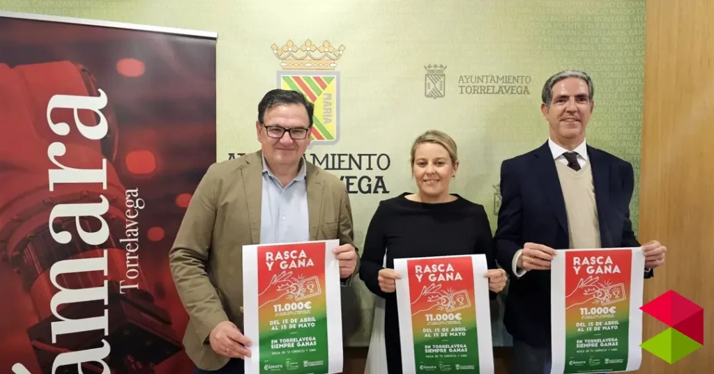 Noticias Torrelavega Torrelavega lanza la campaña comercial “Rasca y Gana” con 11.000 euros en premios para incentivar las compras