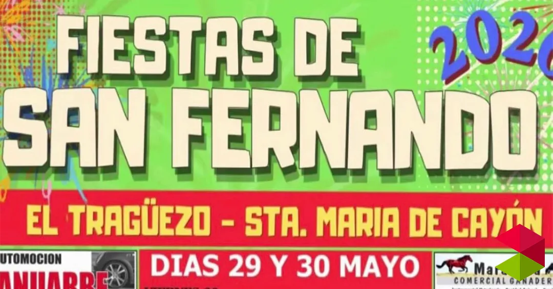 Programa Fiestas de San Fernando en El Tragüezo 2026