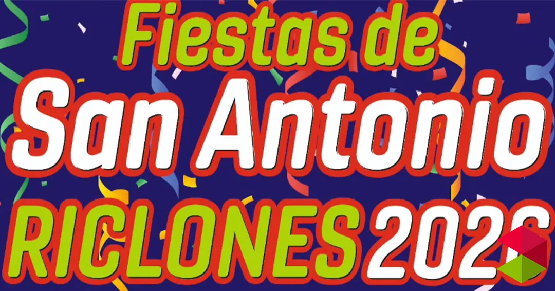 Programa Fiestas de San Antonio Riclones 2026