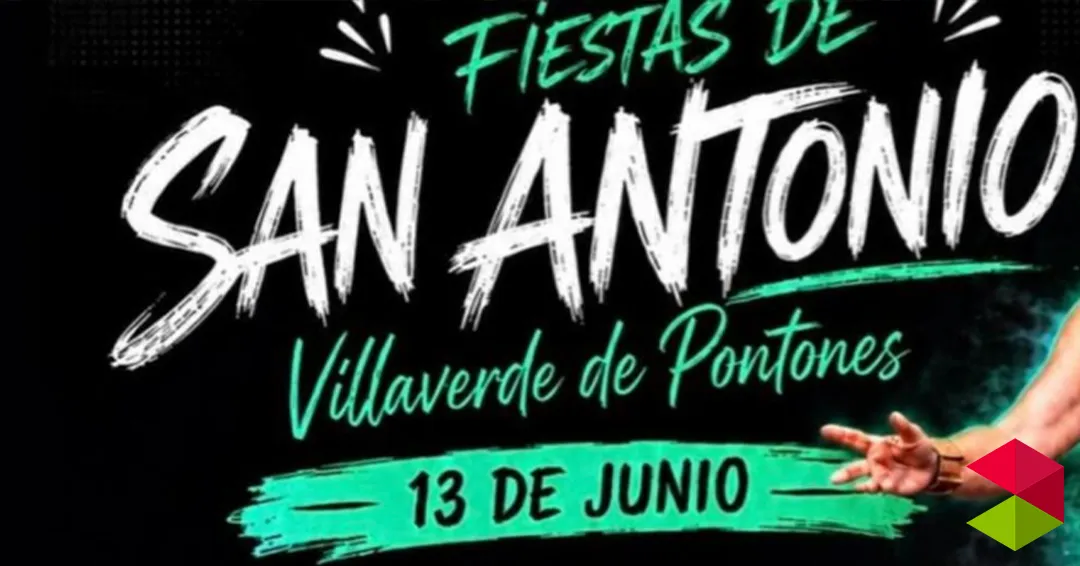 Programa Fiestas de San Antonio en Villaverde de Pontones 2026