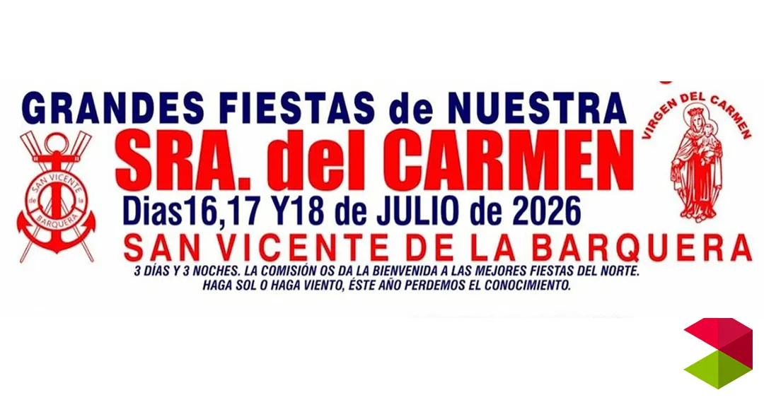 Programa fiestas del Carmen San Vicente de la Barquera 2026