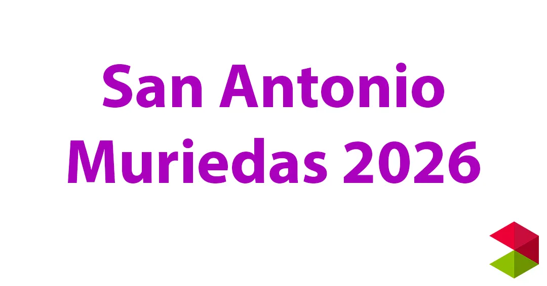 Programa Fiestas de San Antonio Muriedas 2026