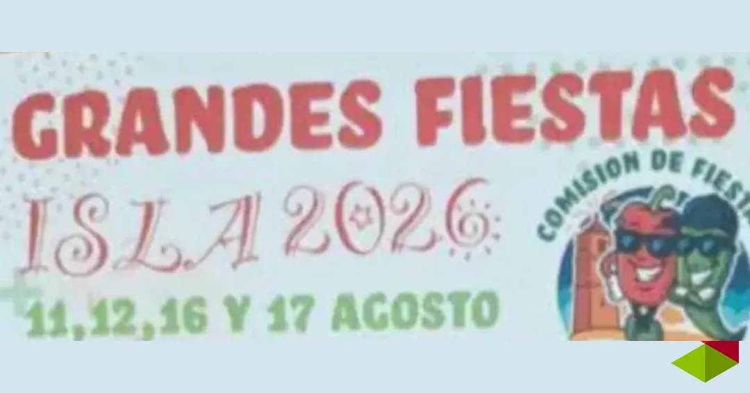 Programa grandes fiestas Isla 2026