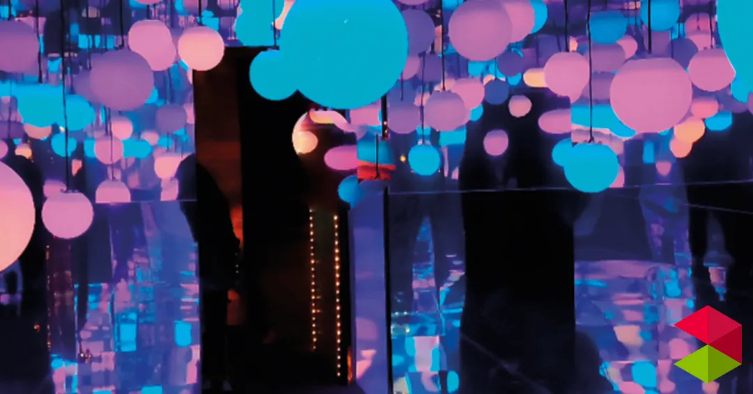 Eventos Santander "Suspensión infinita", Instalación cinética de luz