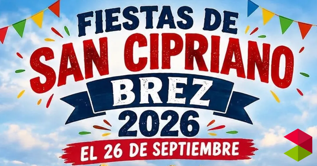 Programa fiestas de San Cipriano en Brez 2026