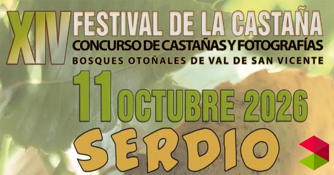 Programa festival de la Castaña en Serdio 2026